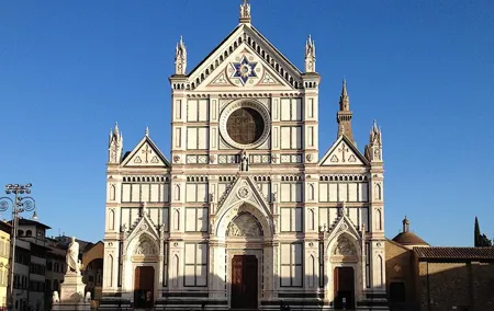 Santa Croce and Guided Walking Tour in Florence