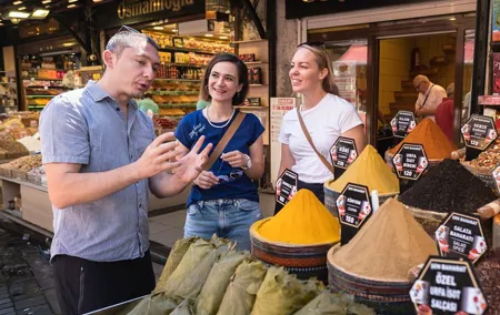 Istanbul Taste of Two Continents Food Tour - Spice Market & Ferry