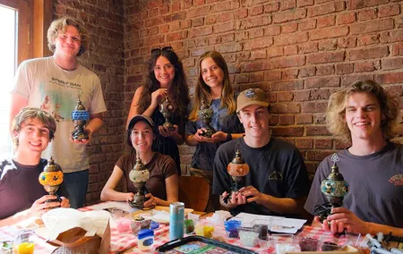 Istanbul Turkish Mosaic Lamp Workshop with Bosphorus View