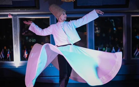 Bosphorus Dinner Cruise & Turkish Dance Shows with Private Table