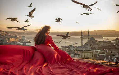 Rooftop photography on the most beautiful rooftop in Istanbul