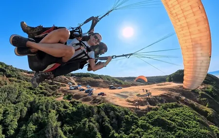 Paragliding At Istanbul Ormanlı