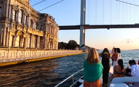 Guided Bosphorus Sunset Cruise on Luxurious Yacht - Small Group Cruise
