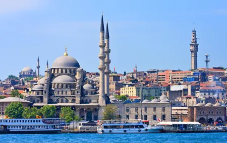 Private Bosphorus Cruise and Egyptian Bazaar with Motor Yacht