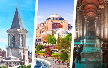 Topkapi Palace, Hagia Sophia and Basilica Cistern Combo Ticket