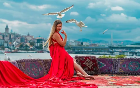 Flying Dress Private Photoshoot in Istanbul