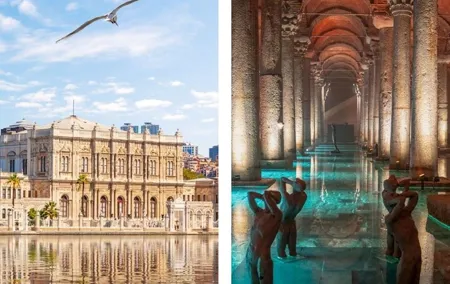 Istanbul Dolmabahce Palace and Basilica Cistern Ticket
