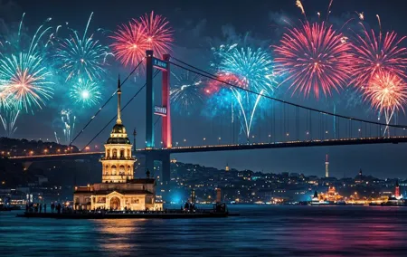 Istanbul New Year's Eve 2026 Dinner and Party Cruise on Bosphorus