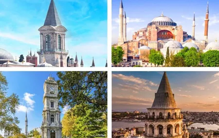 Galata Tower, Hagia Sophia, Topkapi & Dolmabahce Palace