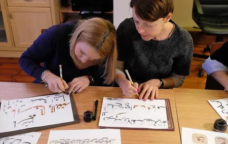 Turkish Calligraphy Workshop in Istanbul