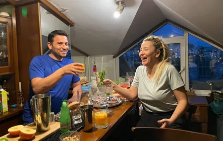 Turkish Cocktail Workshop at a Local's Home Bar in Istanbul
