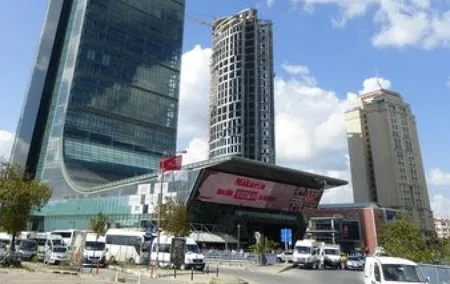 Turkey's tallest skyscraper;4D Simulated Helicopter