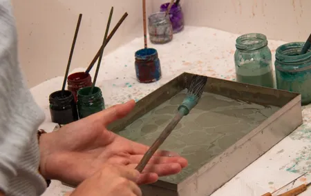 Traditional Turkish Ebru Workshop in a Historic Dervish Lodge