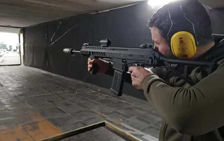 Riga Gun Range: shooting with Winchester, Glock17, & Kalashnikov