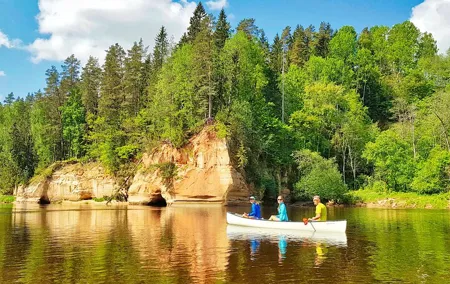 One-Day Kayaking Trip in Gauja River Valley