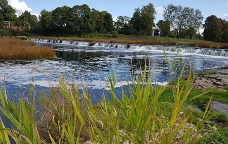 UNESCO Kuldiga town with the widest Water Fall in Europe