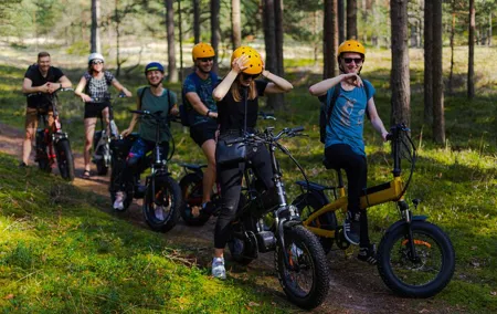 Guided Ebike Tour on Forest Roads and Trails Near Riga