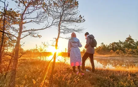 Bog-Shoe Adventure Tour in Ķemeri National Park with Pick-Up