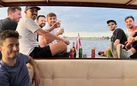 Riga: Private Riga canal boat tour with Riga Black Balsam