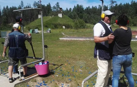 Clay Pigeon Shooting Experience Near Riga