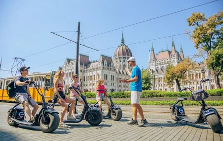 Small-Group Guided Tours in Budapest on MonsteRoller e-Scooter