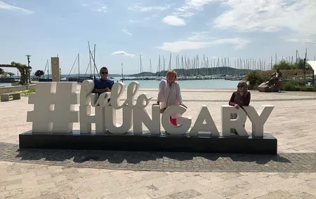 Private Full Day Lake Balaton tour with lunch & wine tasting,and with ferry ride