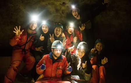 Adventure Caving Experience in Budapest