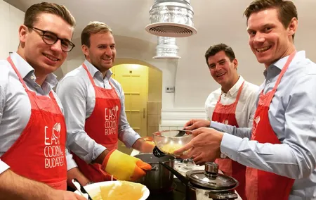 Easy Cooking Class Budapest - with Market Walk (local wine & pálinka included)