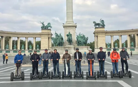 1,5 Hour/HERO'S SQUARE-City Segway Tour Budapest