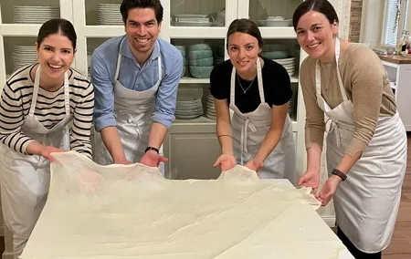 Stretched Strudel Making Class (2 different fillings)