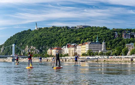 SUP Budapest: Sunset tour