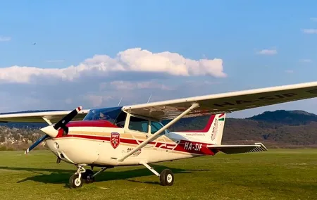 Sightseeing flight over Budapest