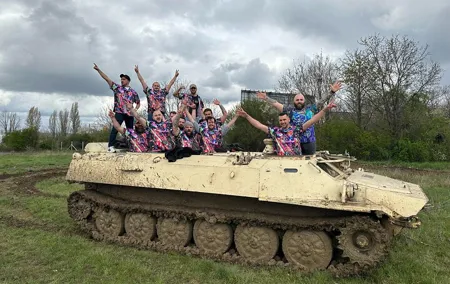 MTLB Tank Driving Budapest Experience