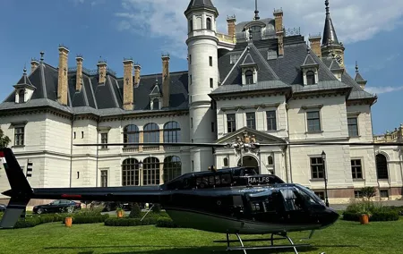 Budapest Private Helicopter Winery Tour with Winery Option