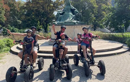 Guided Tour to the Buda Castle with 4WD EZriders