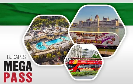 Budapest MegaCombo Tickets Szechenyi Spa, HoHo & Cruise