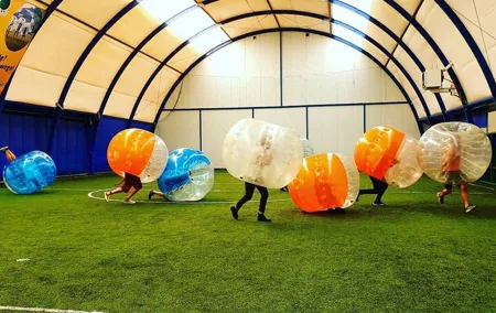 Gdansk: Bubble Football with Hotel Transfers