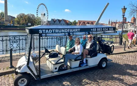 Gdansk: Private City Sightseeing Tour by Buggy/Cart LIVE GUIDED