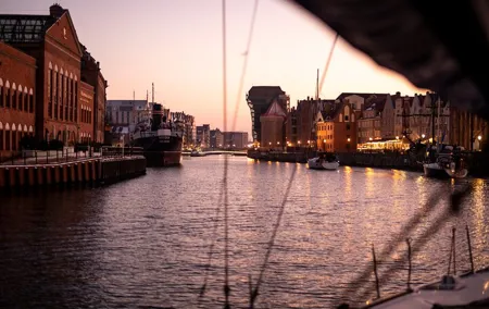 Gdansk Sunset Cruise with Welcome Drink