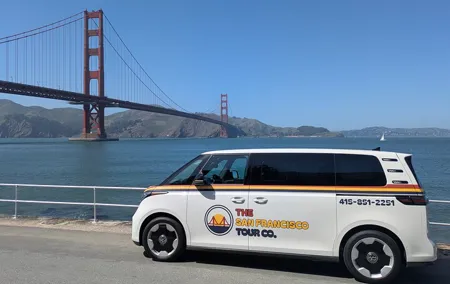 San Francisco City Tour in EV Volkswagen Van