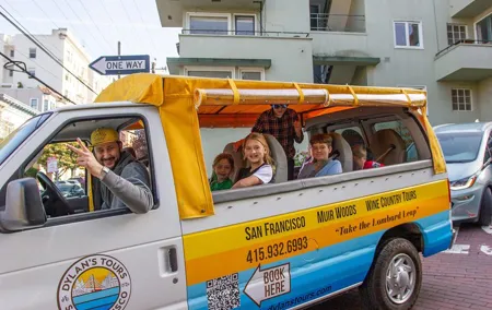 San Francisco Tour: Lombard Street, Golden Gate Bridge & Alcatraz