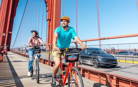 San Francisco Golden Gate Bridge Bike or Electric Bike Rental