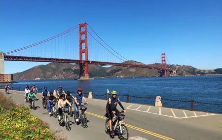 Golden Gate Bridge Bike Tour with Muir Woods & Sausalito Tour