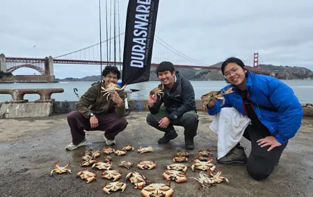 Learn to Catch and Cook Crab under Golden Gate Bridge SF