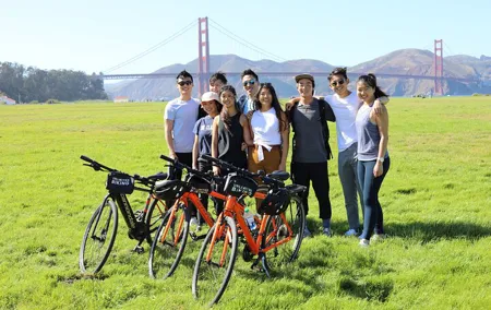 Golden Gate Bridge Bike Rentals with Optional Ferry Return