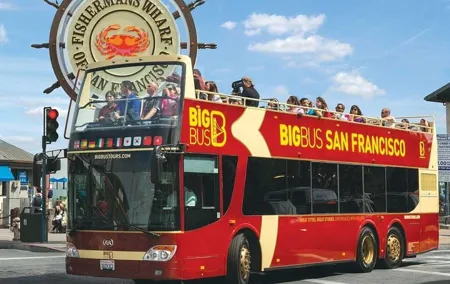 2-Day San Francisco Hop on Hop off Bus Tour + Bonus Night Tour