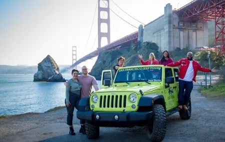 San Francisco Private Group Open Top Jeep Tour - 3 Hour