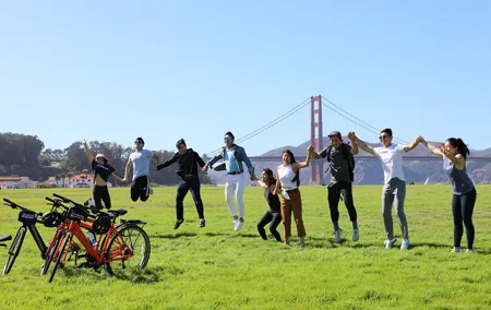 Scenic Golden Gate Bridge to Sausalito Bike Tour