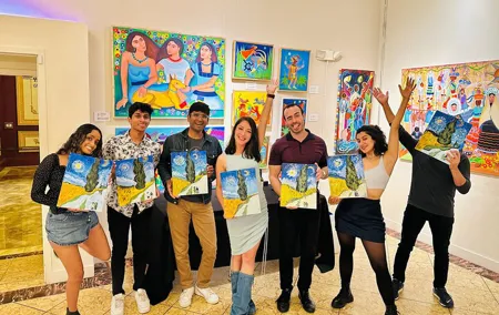 A Sip and Paint Experience in San Francisco