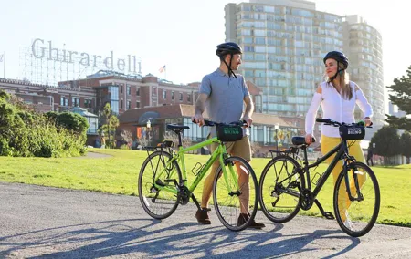 Golden Gate Bridge Bike Rental with Sausalito Ferry Return